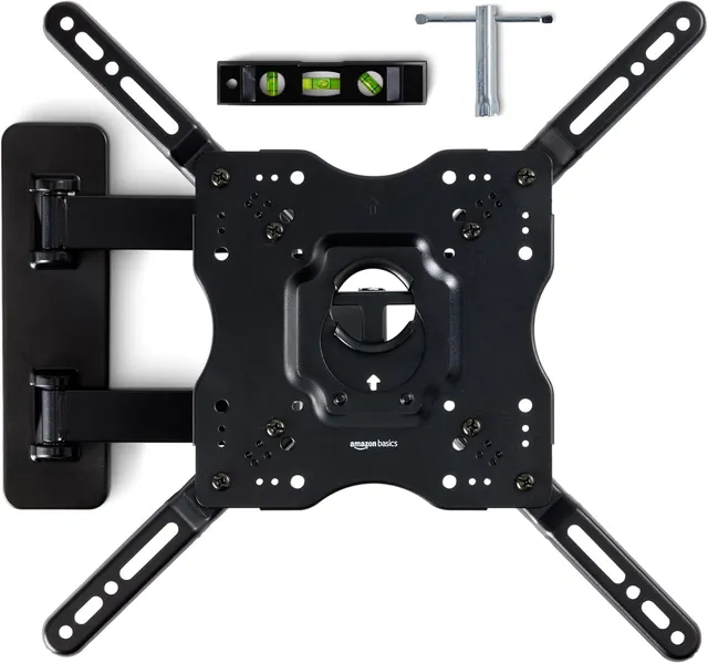 Suporte articulado full motion para TV Amazon Basics