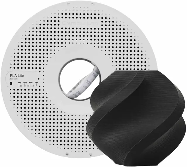 Bambu Lab PLA Lite Black 1,75mm 1kg