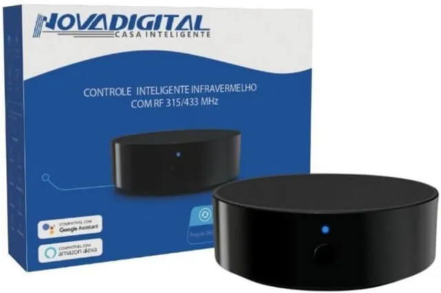 Controle universal Wi-Fi com infravermelho e radiofrequência 315 e 433 MHz