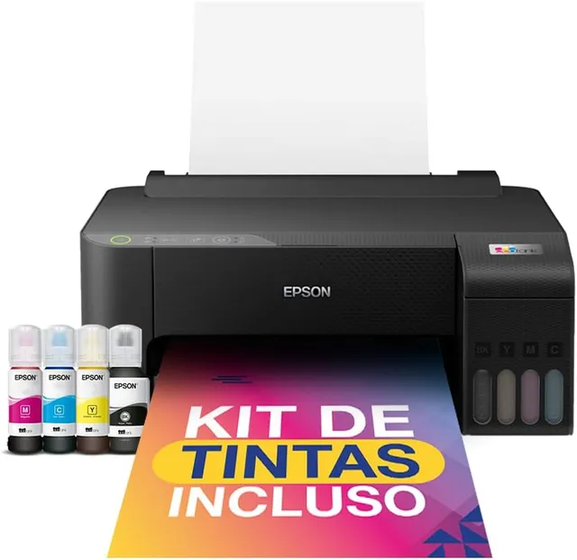 Impressora Epson EcoTank L1250 com tanque de tinta e Wi-Fi Direct