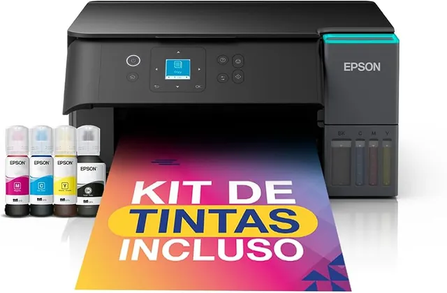Multifuncional Epson EcoTank L4360 com frente e verso automático