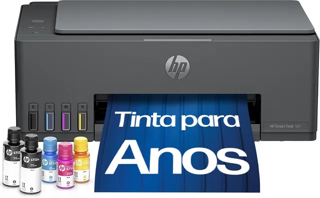 HP Smart Tank 581 Multifuncional Tanque de Tinta Wi-Fi