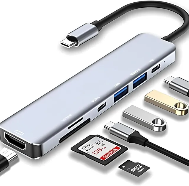 Hub USB-C 7 em 1