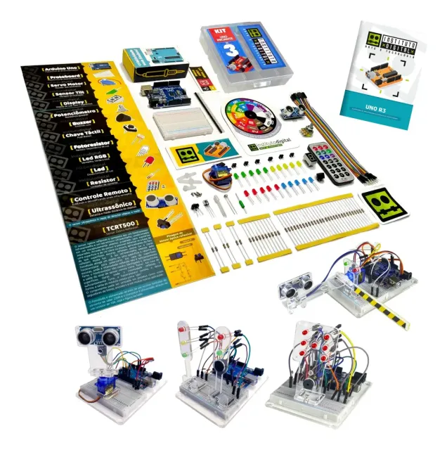 Kit Uno R3 + Projetos