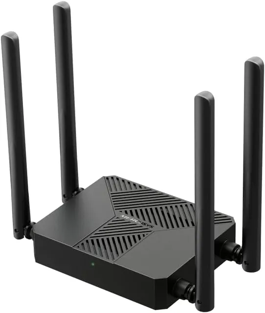 Roteador Mercusys MR60X Wi-Fi 6 AX1500 com quatro antenas externas