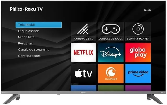 Smart TV Philco 43 polegadas Roku TV HDR10 Dolby Áudio
