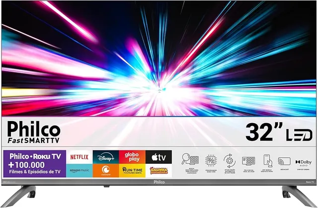 Smart TV 32 polegadas Philco Roku TV P32CRB