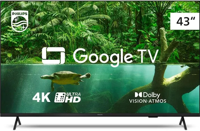 Smart TV Philips 43 polegadas 4K 43PUG7408 Google TV