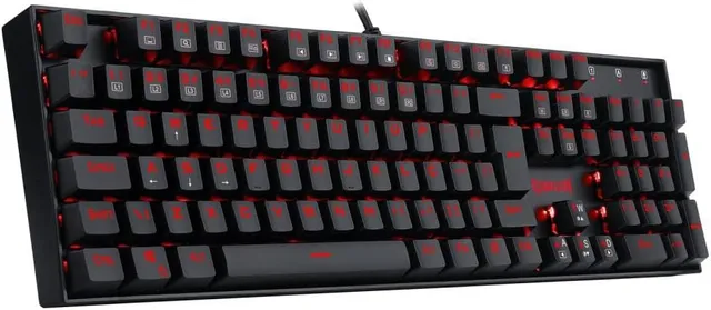 Teclado mecânico Redragon Mitra K551-1 com switch blue