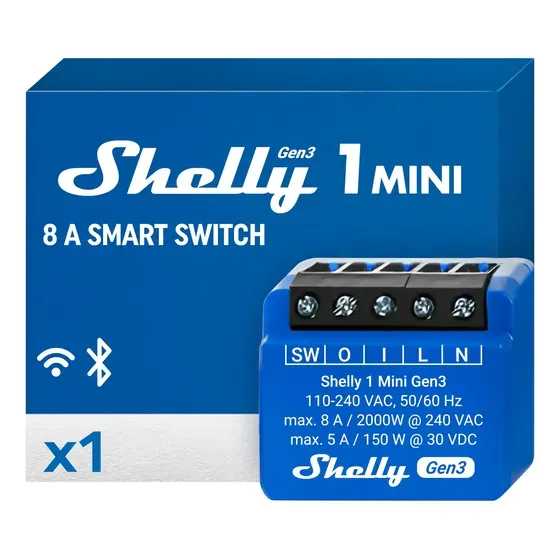 Shelly 1 Mini Gen3 vs Sonoff Mini R4: qual comprar?
