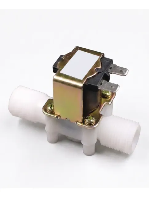 Válvula Solenoide 12V 1/2" NF para Água/Irrigação
